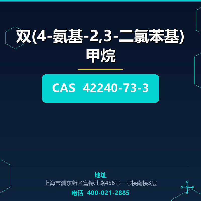 双(4-氨基-2,3-二氯苯基)甲烷 42240-73-3