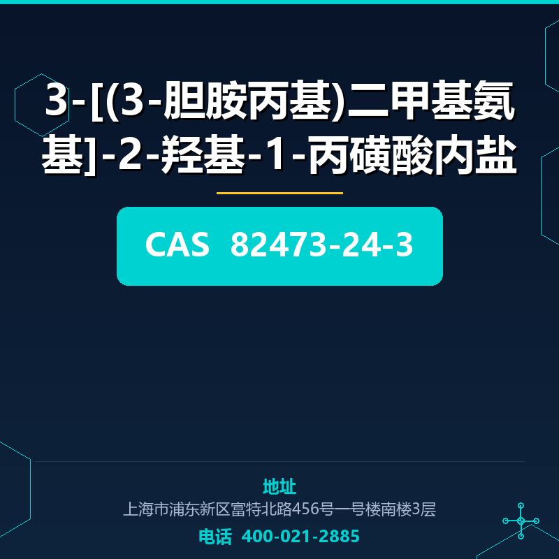 3-[(3-胆胺丙基)二甲基氨基]-2-羟基-1-丙磺酸内盐 82473-24-3