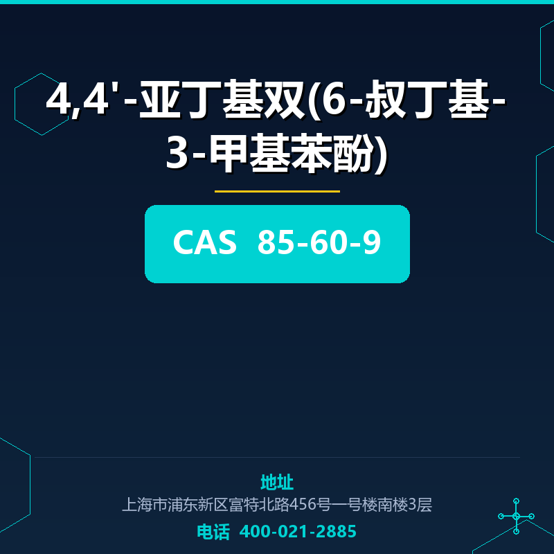 4,4'-亚丁基双(6-叔丁基-3-甲基苯酚) 85-60-9