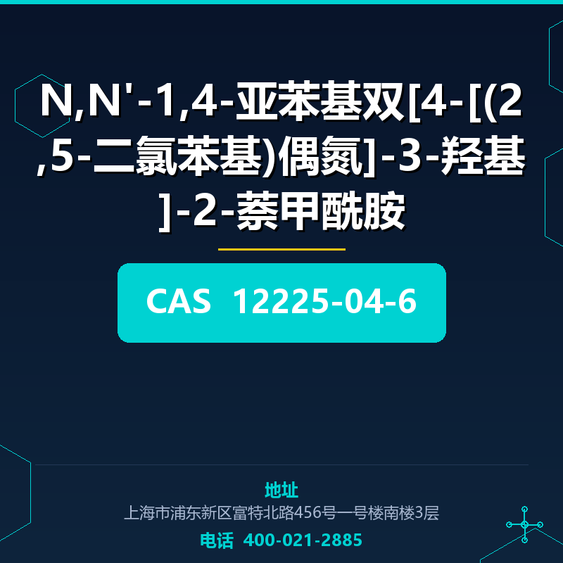 N,N'-1,4-亚苯基双[4-[(2,5-二氯苯基)偶氮]-3-羟基]-2-萘甲酰胺