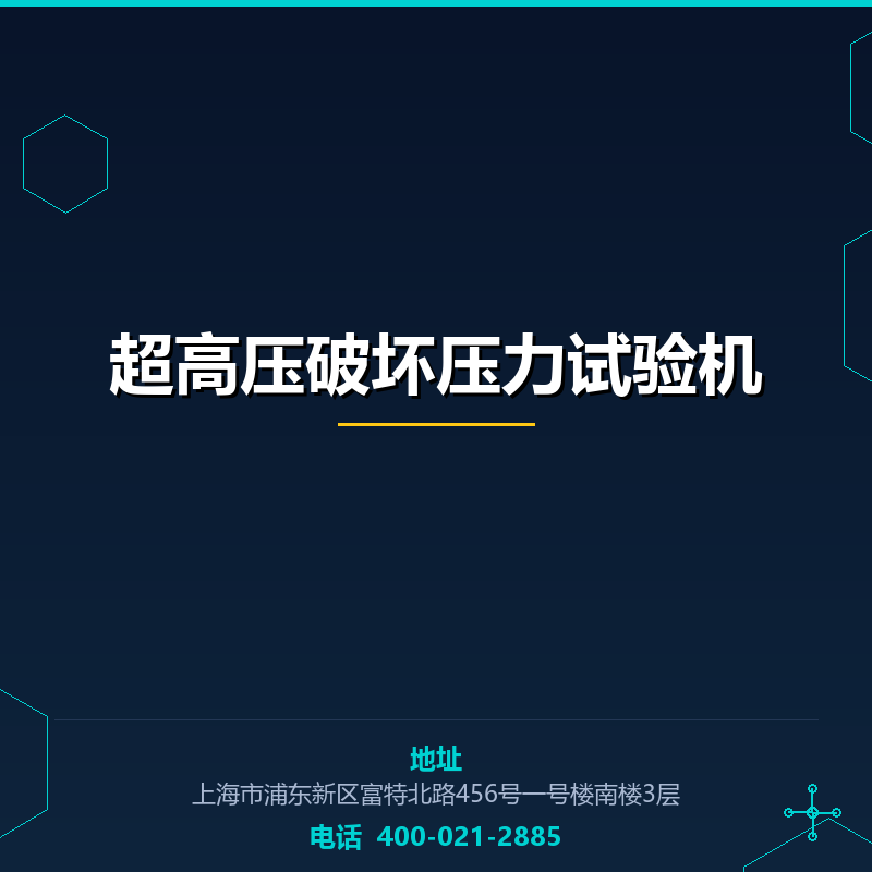 超高压破坏压力试验机 None
