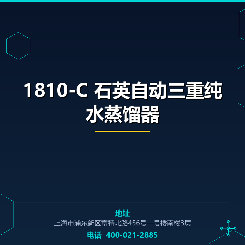 1810-C 石英自动三重纯水蒸馏器 None