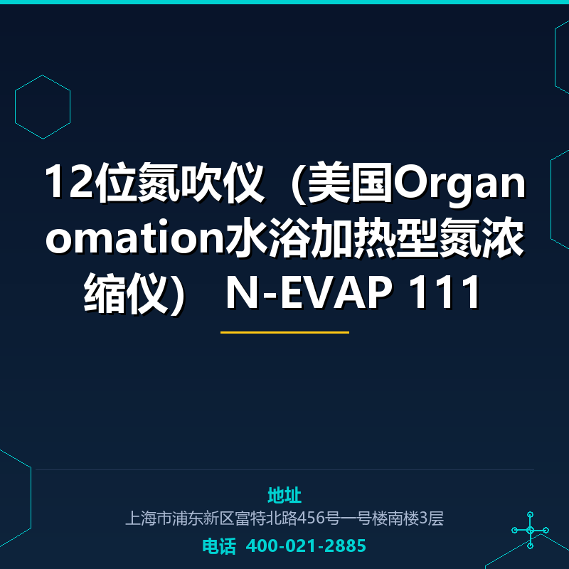 12位氮吹仪（美国Organomation水浴加热型氮浓缩仪） N-EVAP 111 None