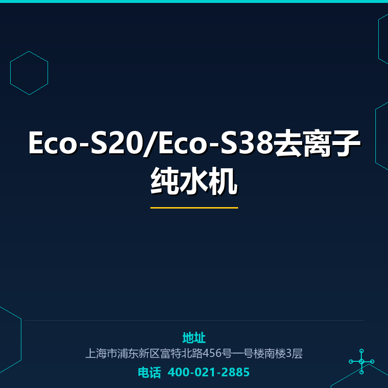 Eco-S20/Eco-S38去离子纯水机 None