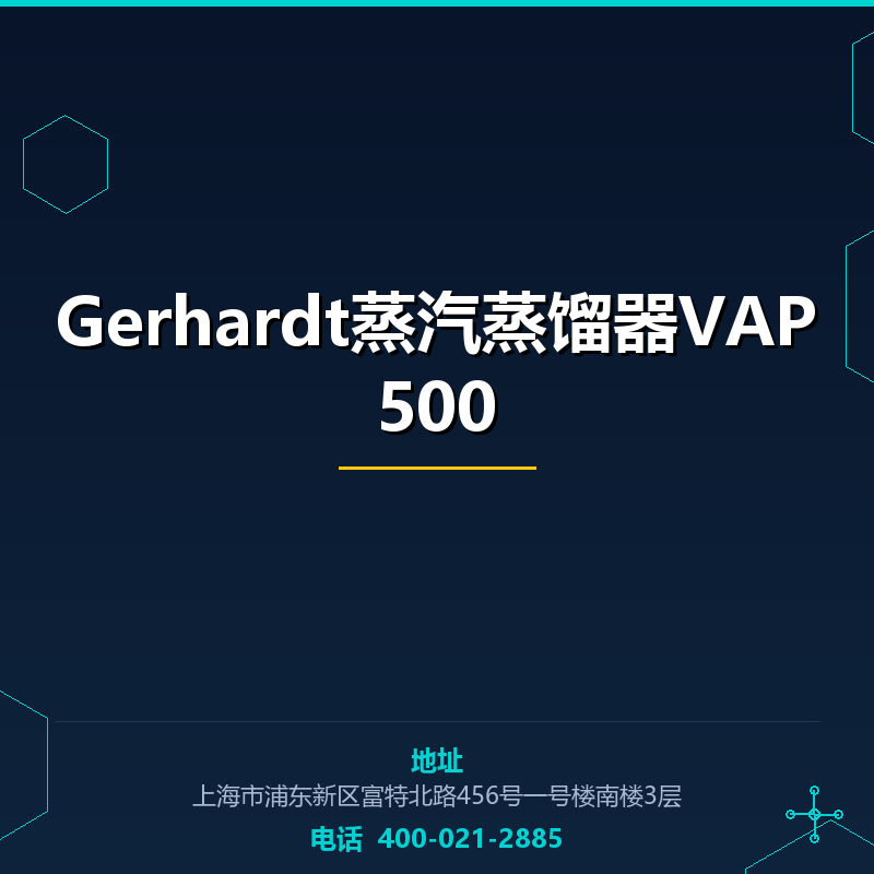 Gerhardt蒸汽蒸馏器VAP500 None