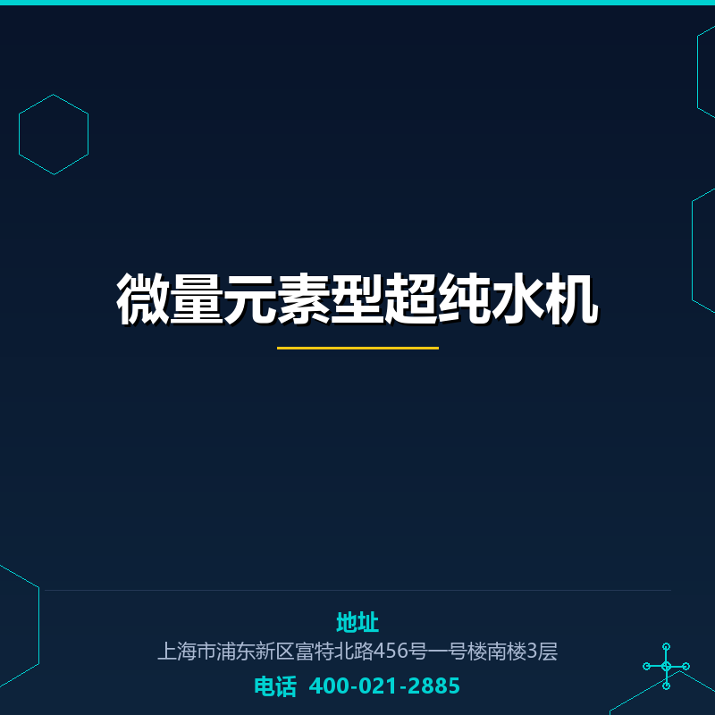 微量元素型超纯水机 None