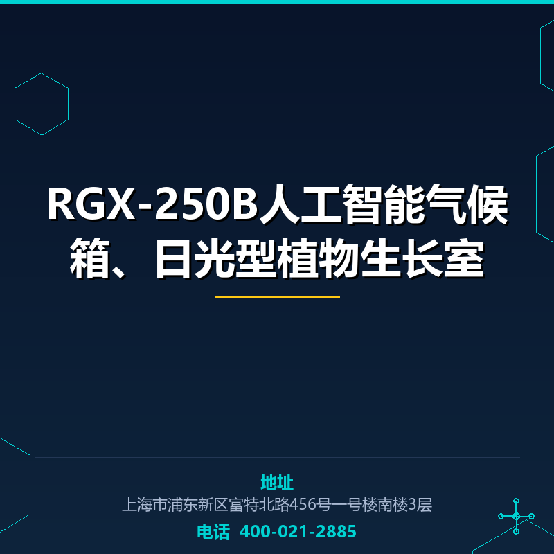 RGX-250B人工智能气候箱、日光型植物生长室 None