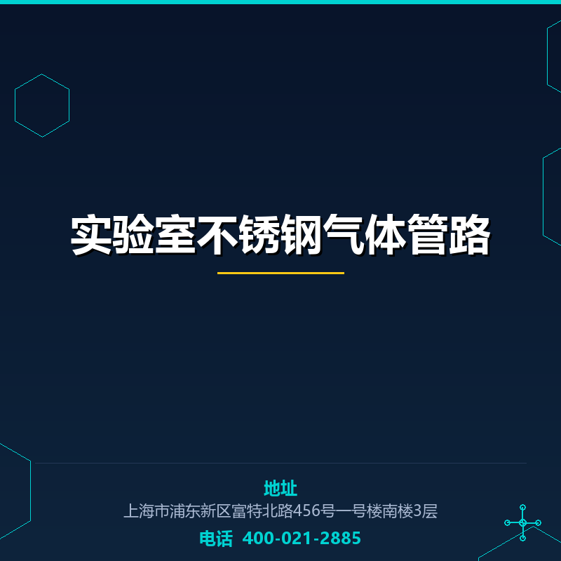 实验室不锈钢气体管路 None