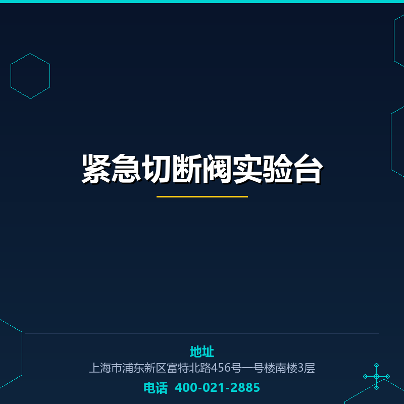 紧急切断阀实验台 None