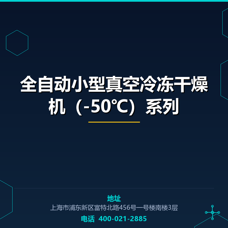 全自动小型真空冷冻干燥机（-50℃）系列 None