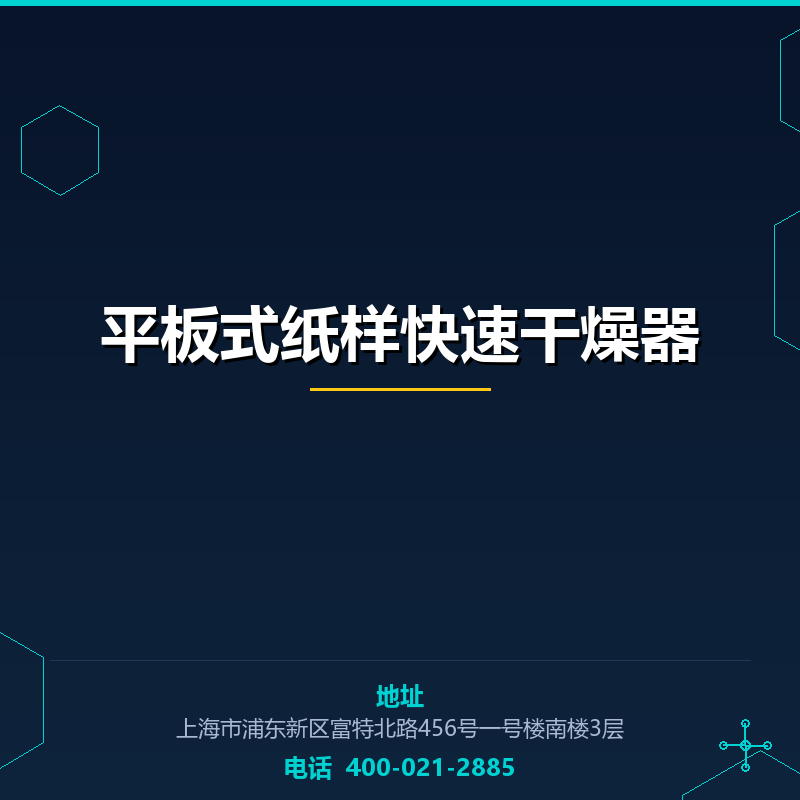 平板式纸样快速干燥器 None