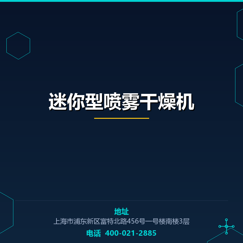 迷你型喷雾干燥机 None