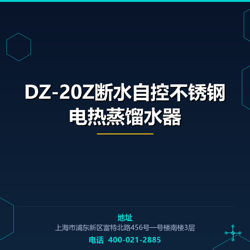 DZ-20Z断水自控不锈钢电热蒸馏水器 None