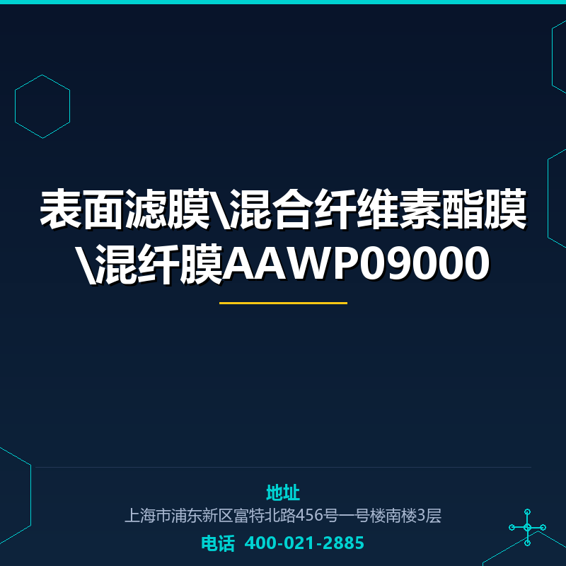 表面滤膜\混合纤维素酯膜\混纤膜AAWP09000 None