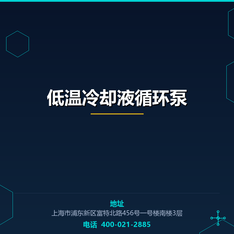 低温冷却液循环泵 None