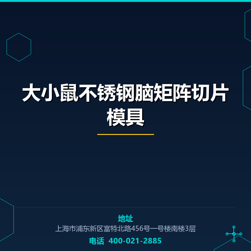 大小鼠不锈钢脑矩阵切片模具 None
