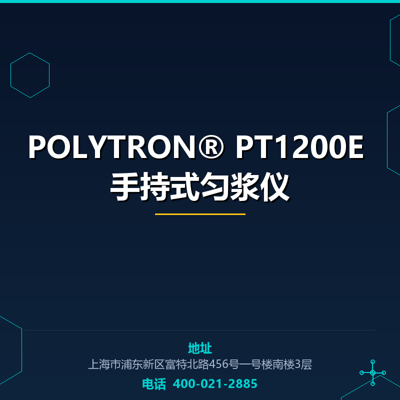 POLYTRON® PT1200E 手持式匀浆仪 None