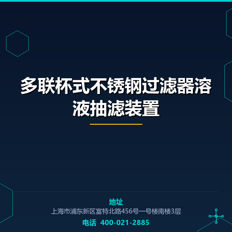 多联杯式不锈钢过滤器溶液抽滤装置 None