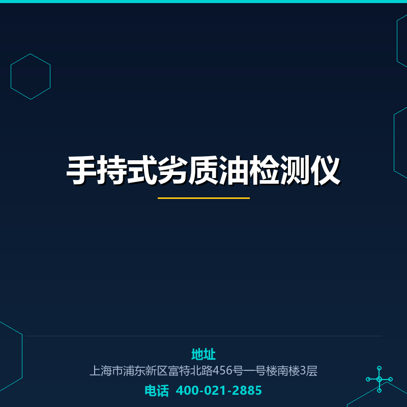 手持式劣质油检测仪 None