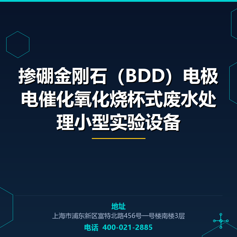 掺硼金刚石（BDD）电极电催化氧化烧杯式废水处理小型实验设备 None