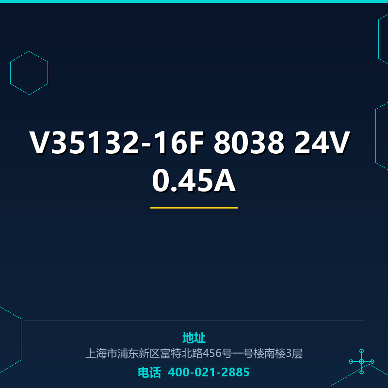 V35132-16F 8038 24V 0.45A None