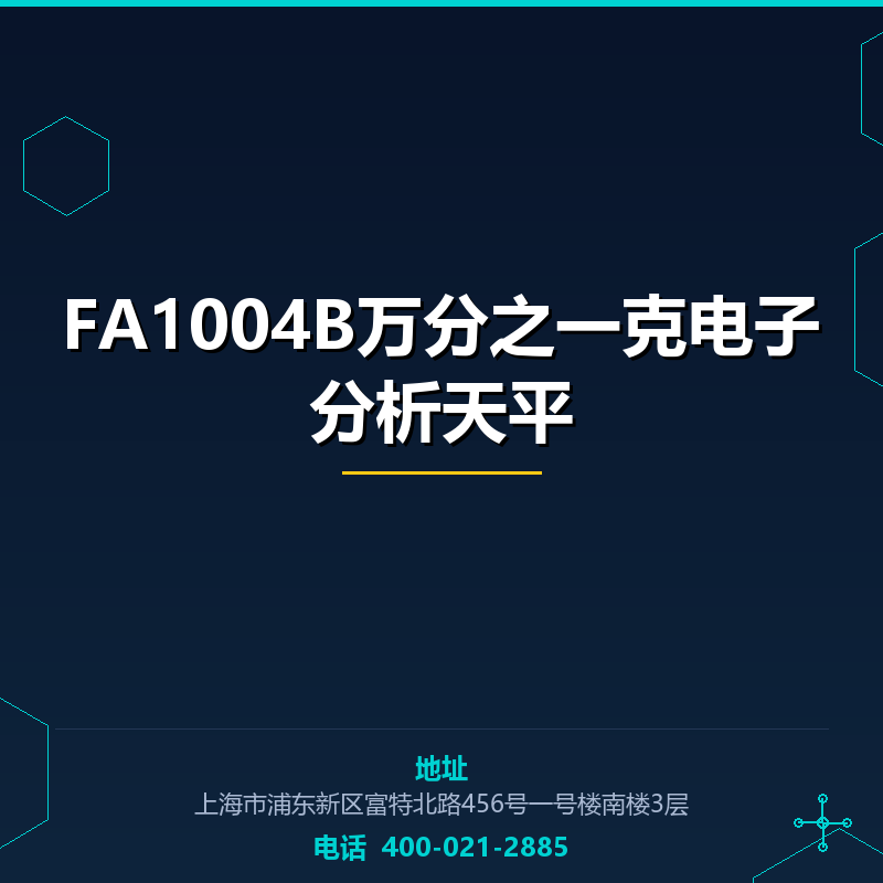FA1004B万分之一克电子分析天平