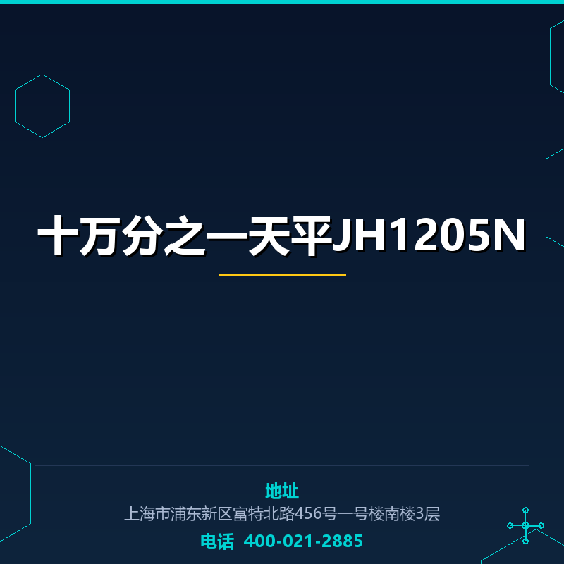 十万分之一天平JH1205N（内校）