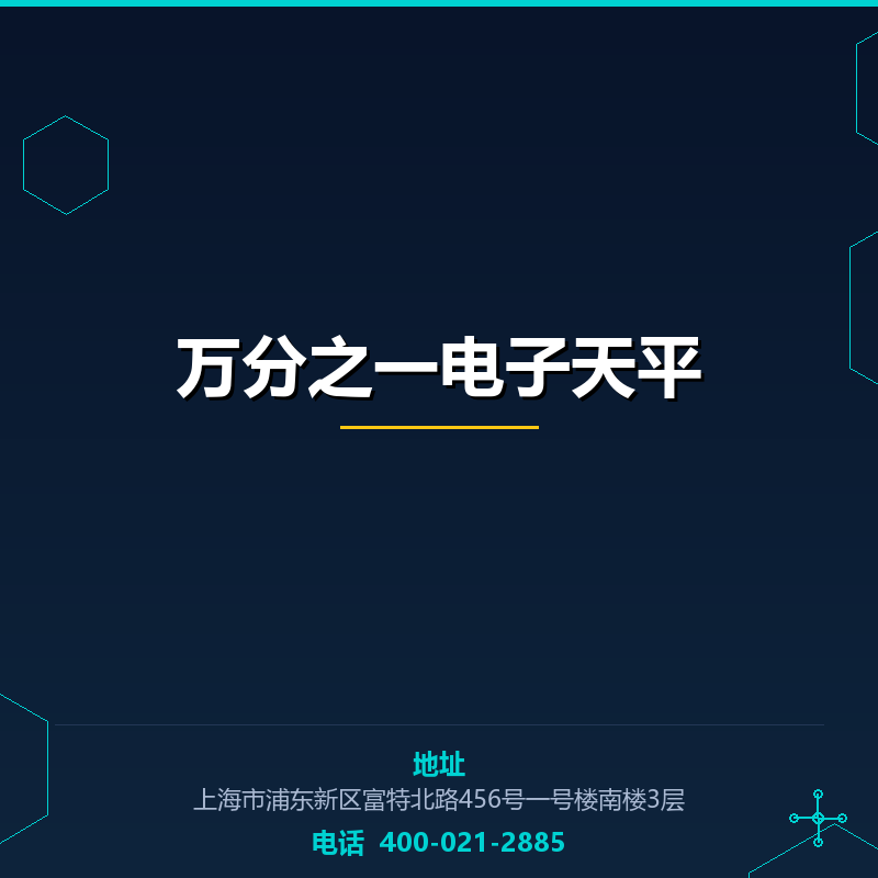 万分之一电子天平