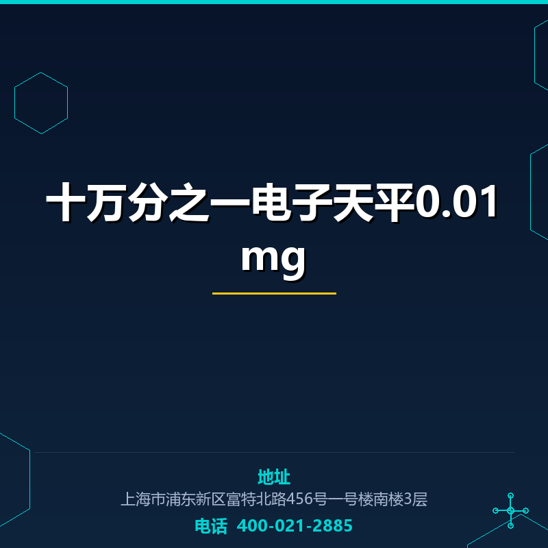十万分之一电子天平0.01mg
