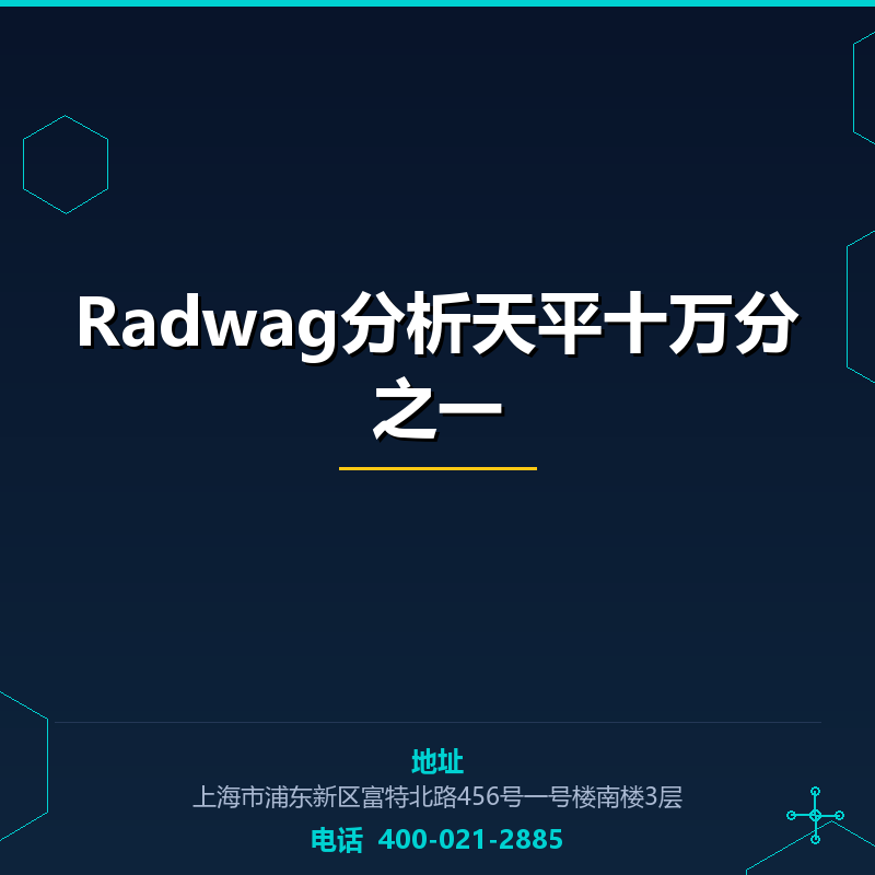 Radwag分析天平十万分之一