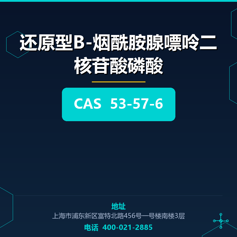 还原型Β-烟酰胺腺嘌呤二核苷酸磷酸 53-57-6