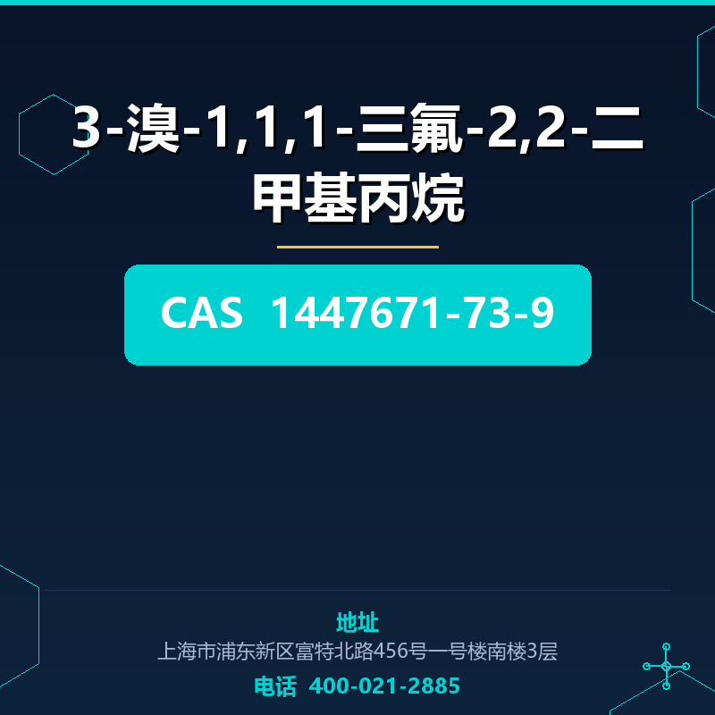 3-溴-1,1,1-三氟-2,2-二甲基丙烷 1447671-73-9