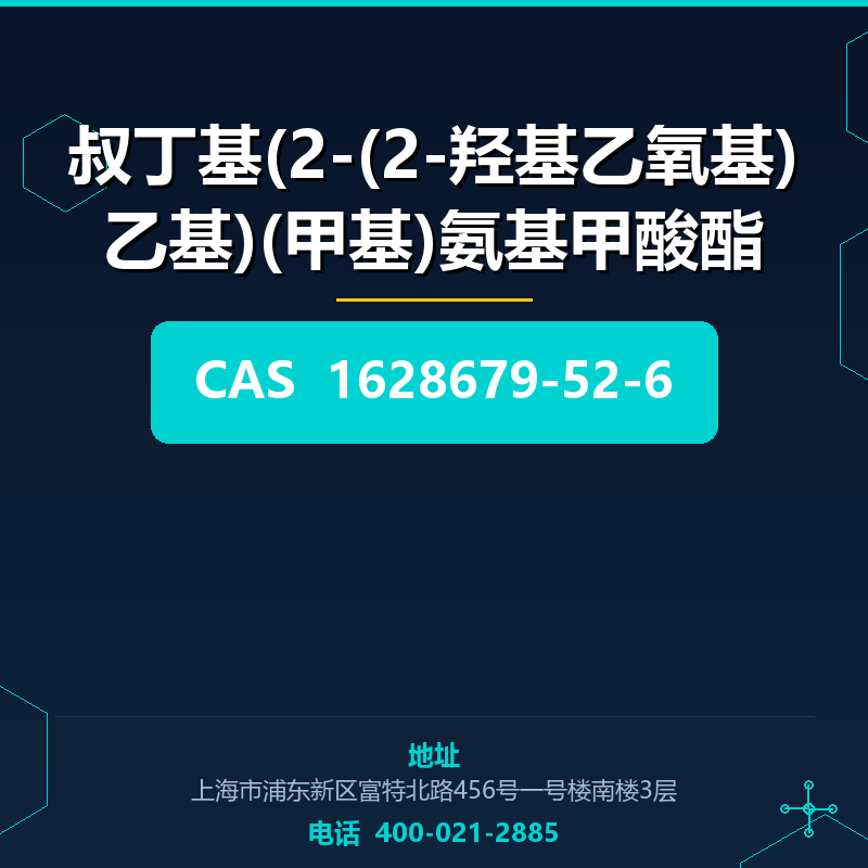 叔丁基(2-(2-羟基乙氧基)乙基)(甲基)氨基甲酸酯 1628679-52-6