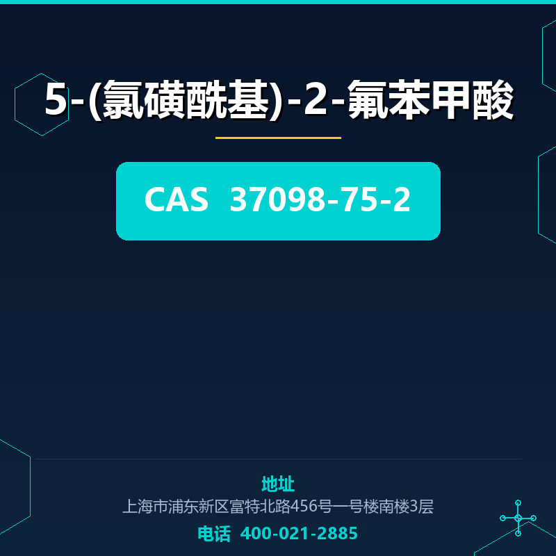 5-(氯磺酰基)-2-氟苯甲酸 37098-75-2