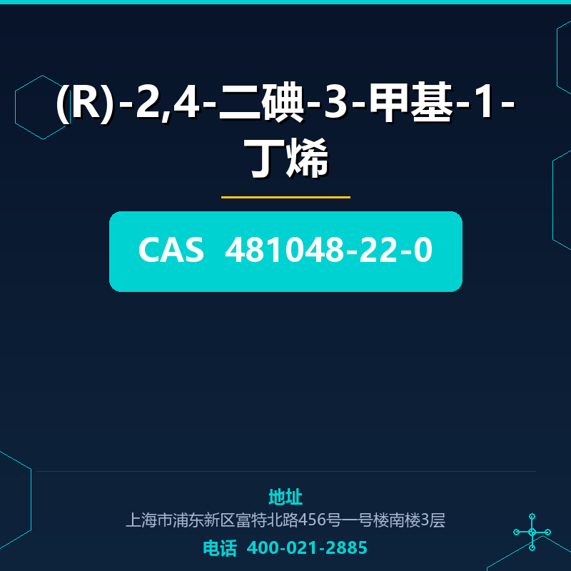(R)-2,4-二碘-3-甲基-1-丁烯 481048-22-0