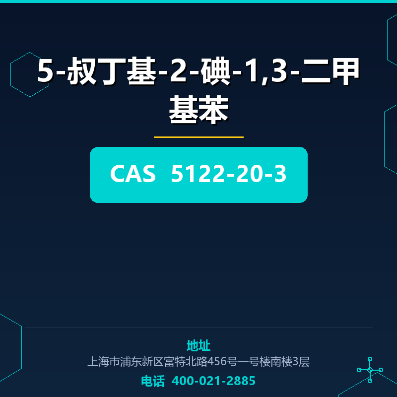 5-叔丁基-2-碘-1,3-二甲基苯 5122-20-3