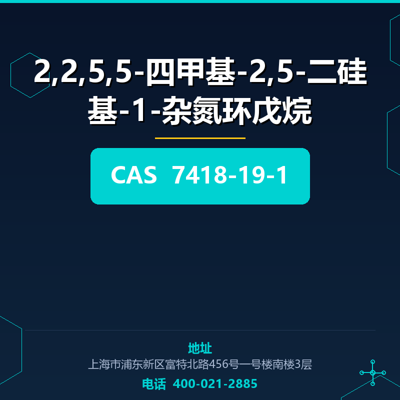 2,2,5,5-四甲基-2,5-二硅基-1-杂氮环戊烷