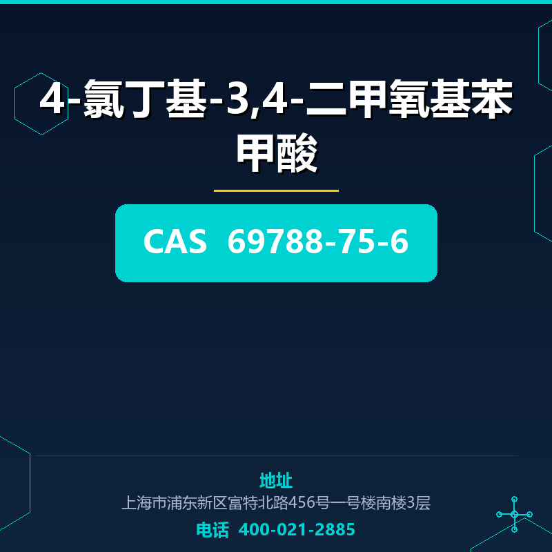 4-氯丁基-3,4-二甲氧基苯甲酸 69788-75-6