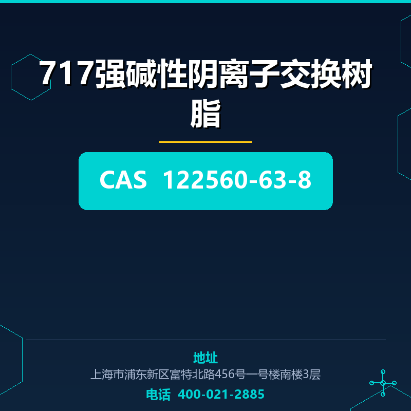 717强碱性阴离子交换树脂 122560-63-8