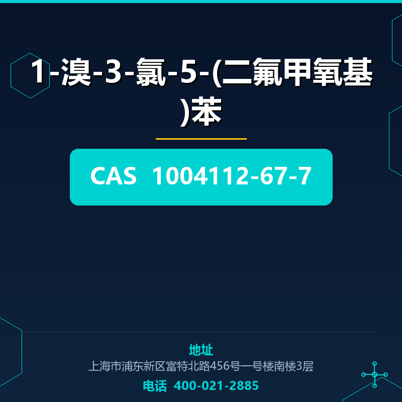 1-溴-3-氯-5-(二氟甲氧基)苯 1004112-67-7