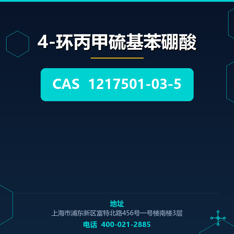 4-环丙甲硫基苯硼酸 1217501-03-5