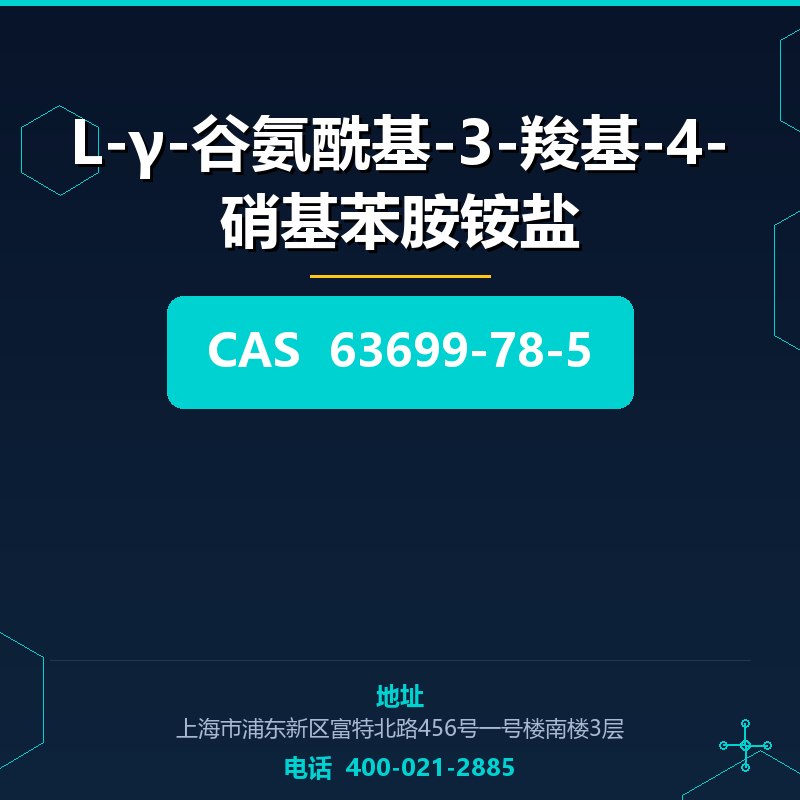 L-γ-谷氨酰基-3-羧基-4-硝基苯胺铵盐 63699-78-5