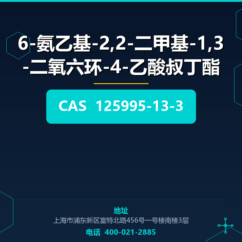 6-氨乙基-2,2-二甲基-1,3-二氧六环-4-乙酸叔丁酯