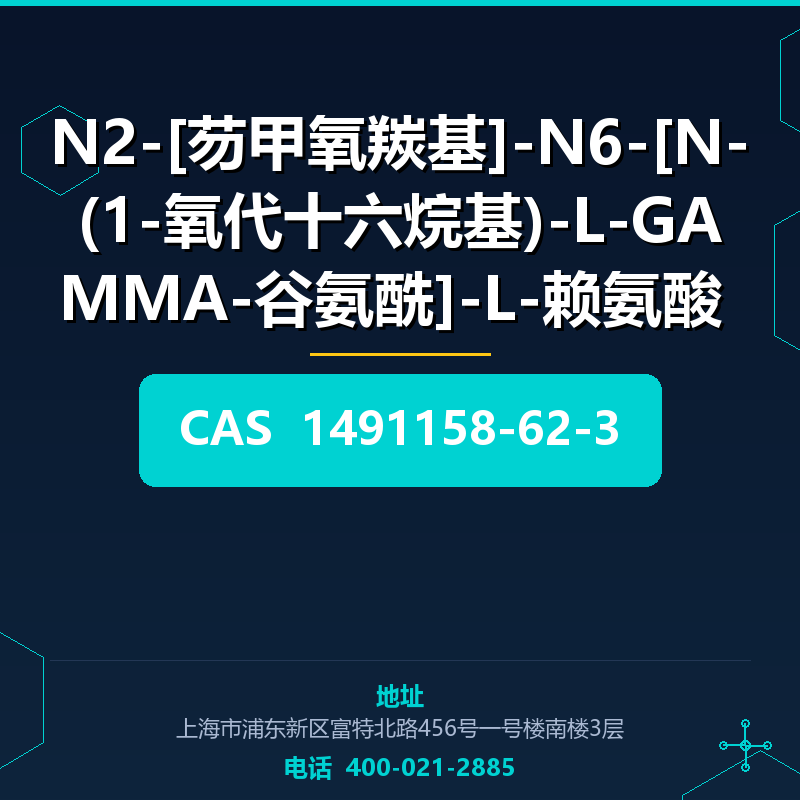 N2-[芴甲氧羰基]-N6-[N-(1-氧代十六烷基)-L-GAMMA-谷氨酰]-L-赖氨酸 1'-叔丁酯 (14911