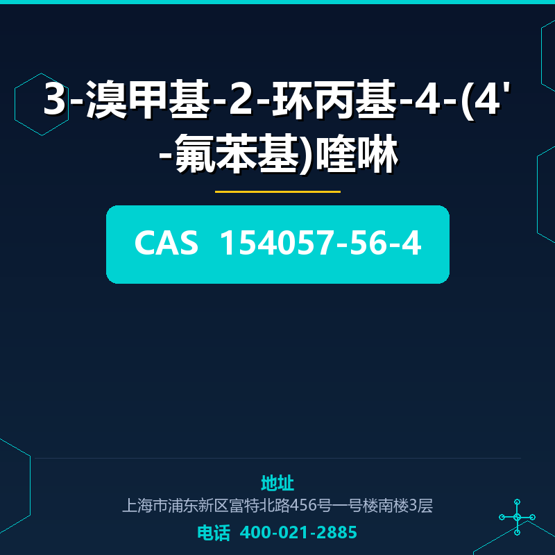 3-溴甲基-2-环丙基-4-(4'-氟苯基)喹啉 154057-56-4
