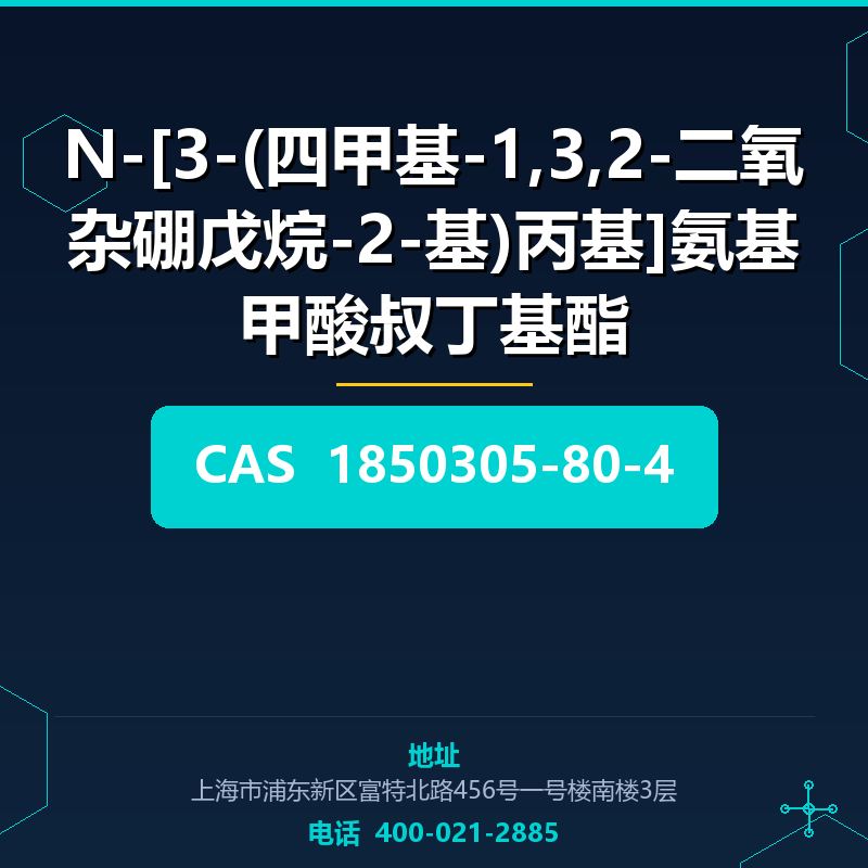 N-[3-(四甲基-1,3,2-二氧杂硼戊烷-2-基)丙基]氨基甲酸叔丁基酯