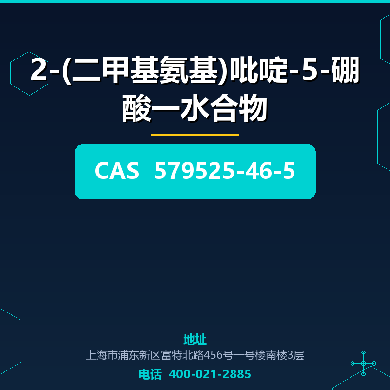 2-(二甲基氨基)吡啶-5-硼酸一水合物 579525-46-5