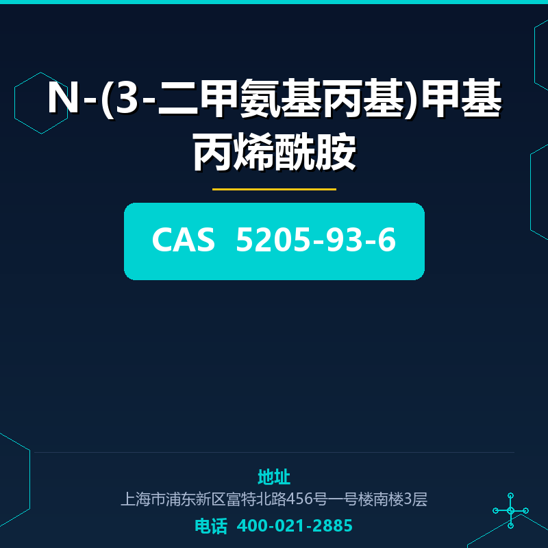 N-(3-二甲氨基丙基)甲基丙烯酰胺 5205-93-6