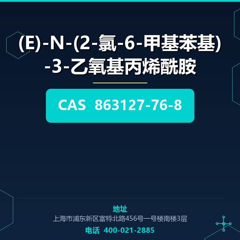 (E)-N-(2-氯-6-甲基苯基)-3-乙氧基丙烯酰胺 863127-76-8