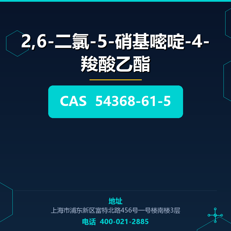 2,6-二氯-5-硝基嘧啶-4-羧酸乙酯 54368-61-5